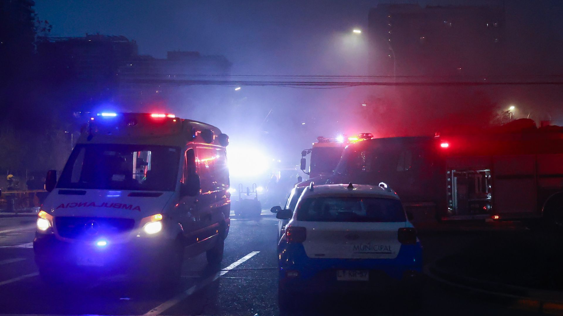 Mueren 16 personas en un incendio en Chile Mueren 16 personas en un incendio en Chile