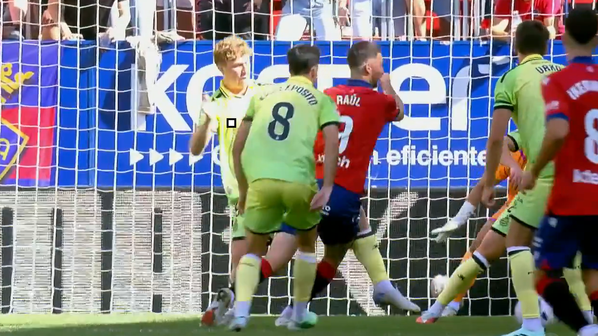 Penalti a Raúl García no pitado en el Osasuna - Espanyol Penalti a Raúl García no pitado en el Osasuna - Espanyol
