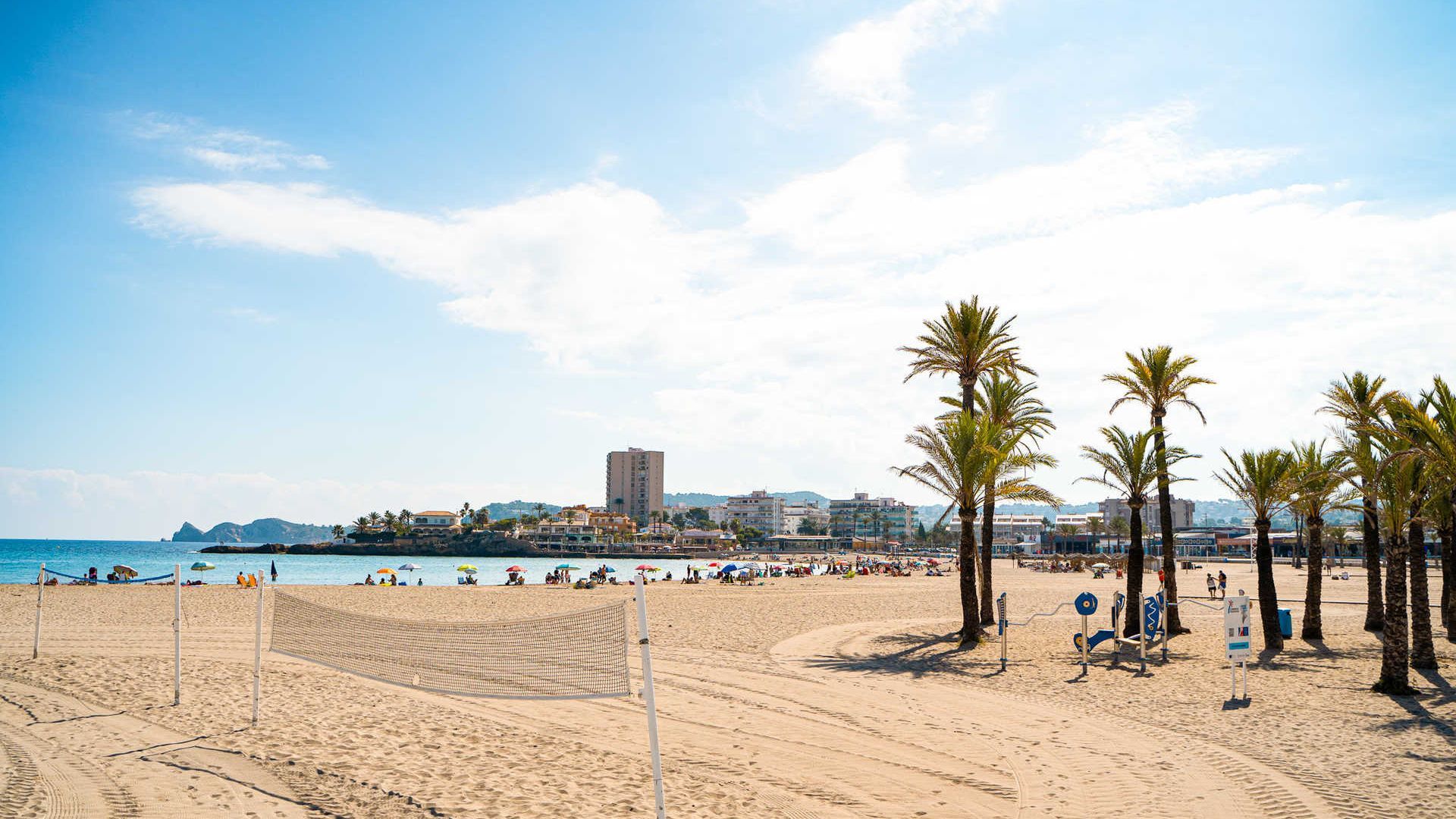 Playa del Arenal en Jávea, Alicante Playa del Arenal en Jávea, Alicante