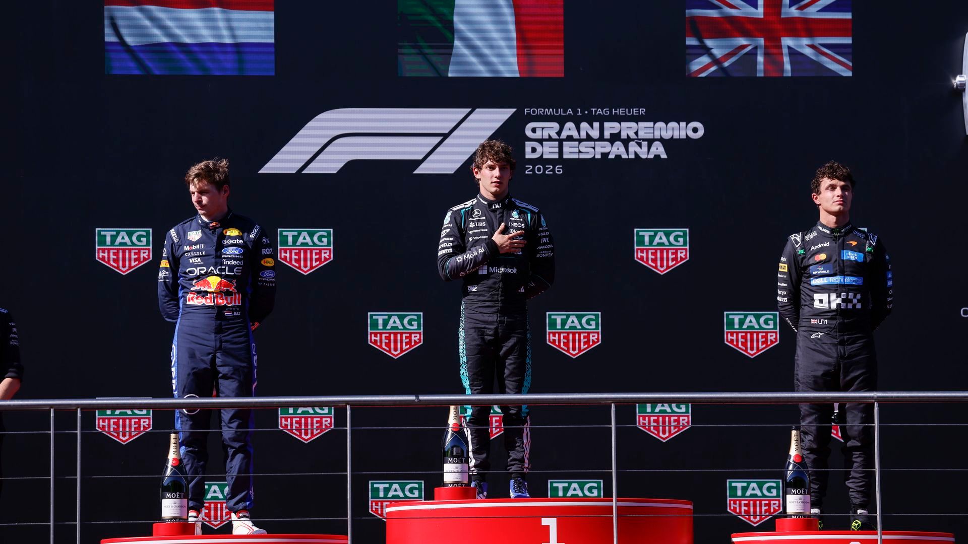 Antonelli gana en el estreno del Madring por delante de Verstappen y de Norris