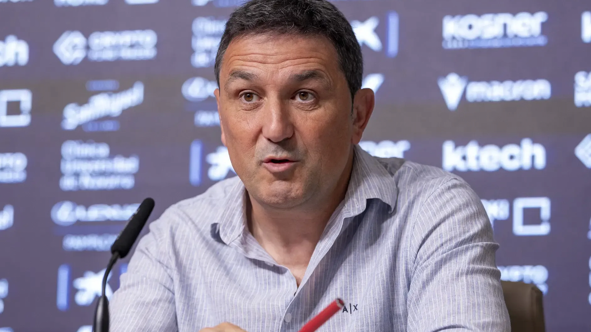 Braulio Vázquez con Osasuna