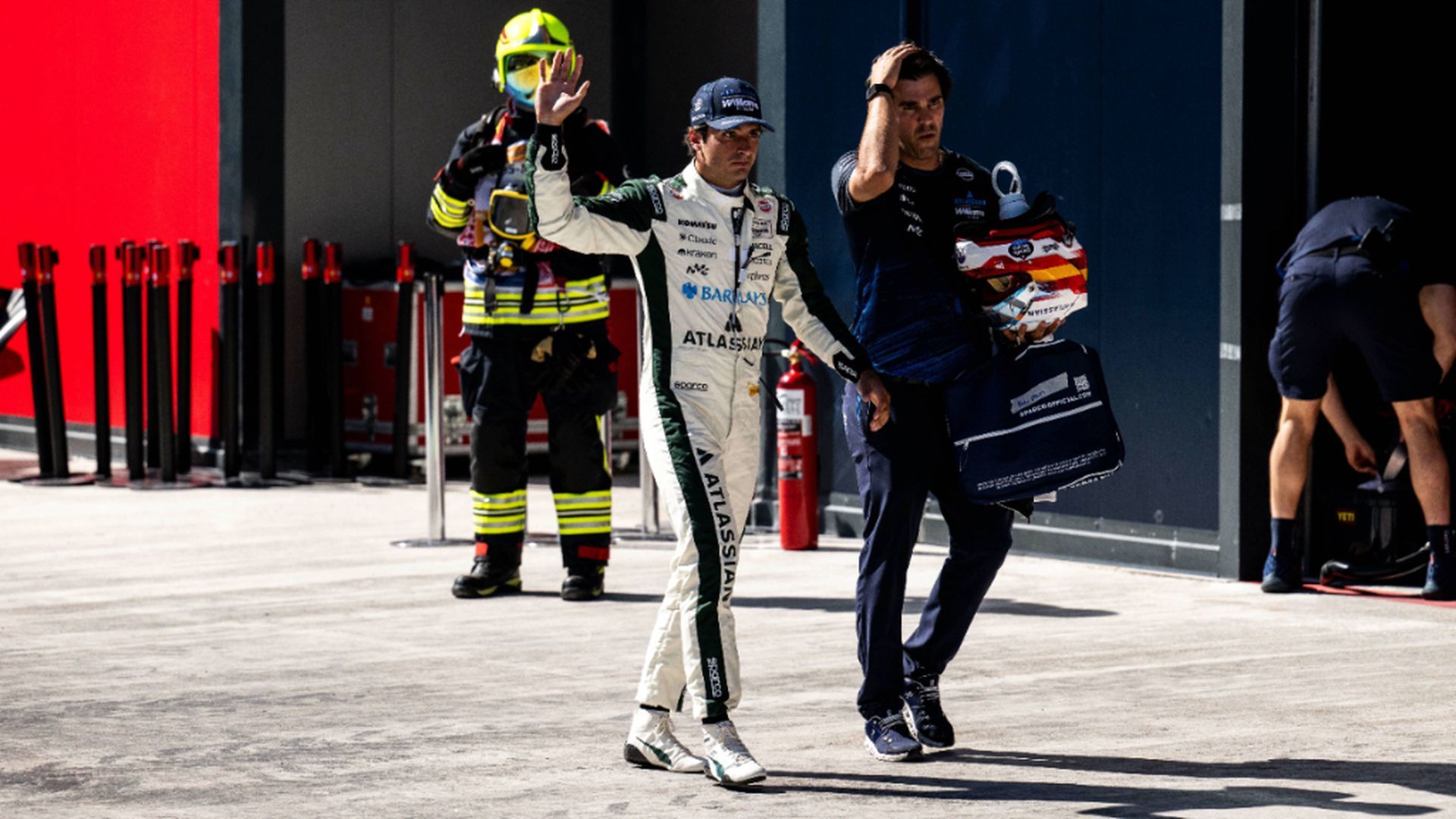 Carlos Sainz, en el Madring
