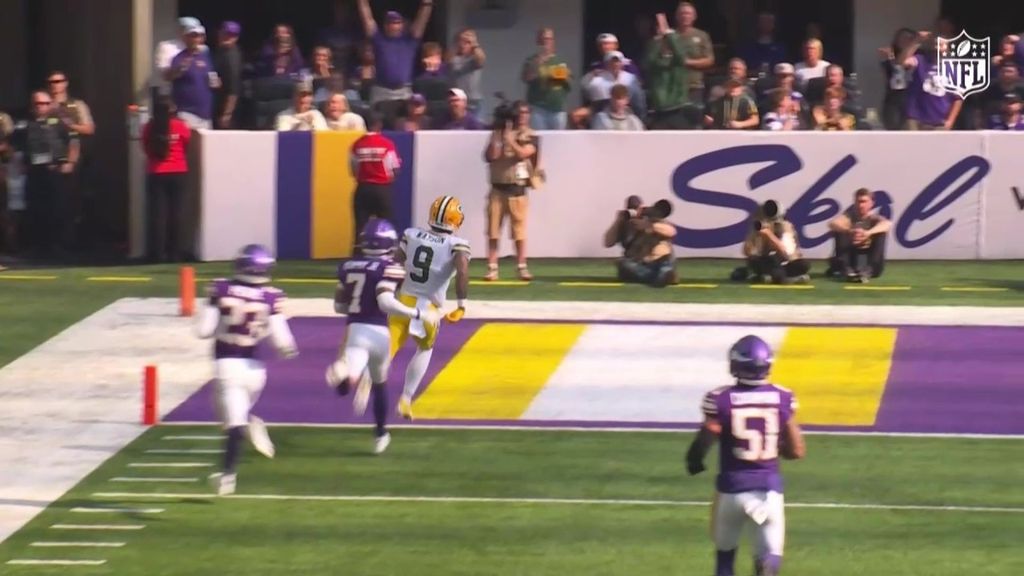 Los Packers anotan el primer touchdown de la temporada NFL en Mediaset: 81 yardas asombrosas de Watson