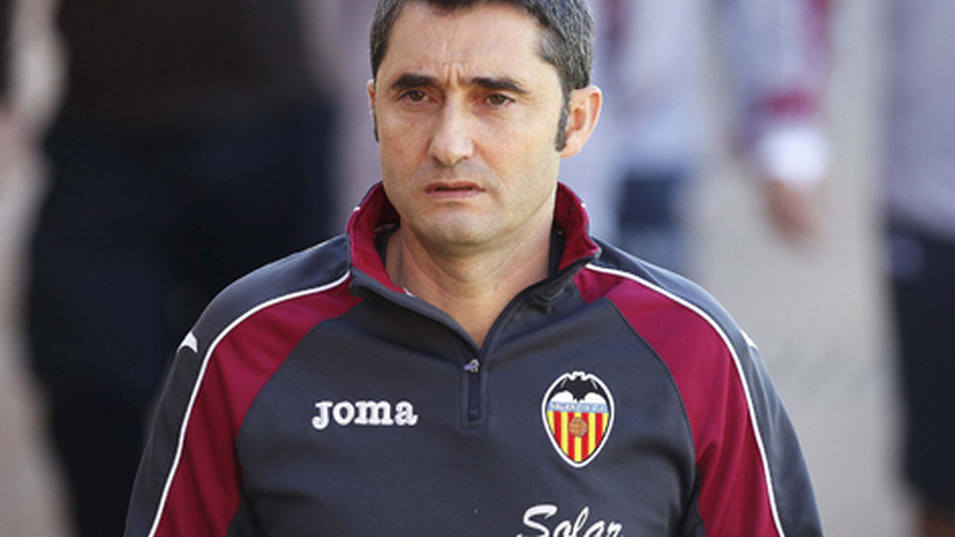 Ernesto Valverde con el Valencia CF