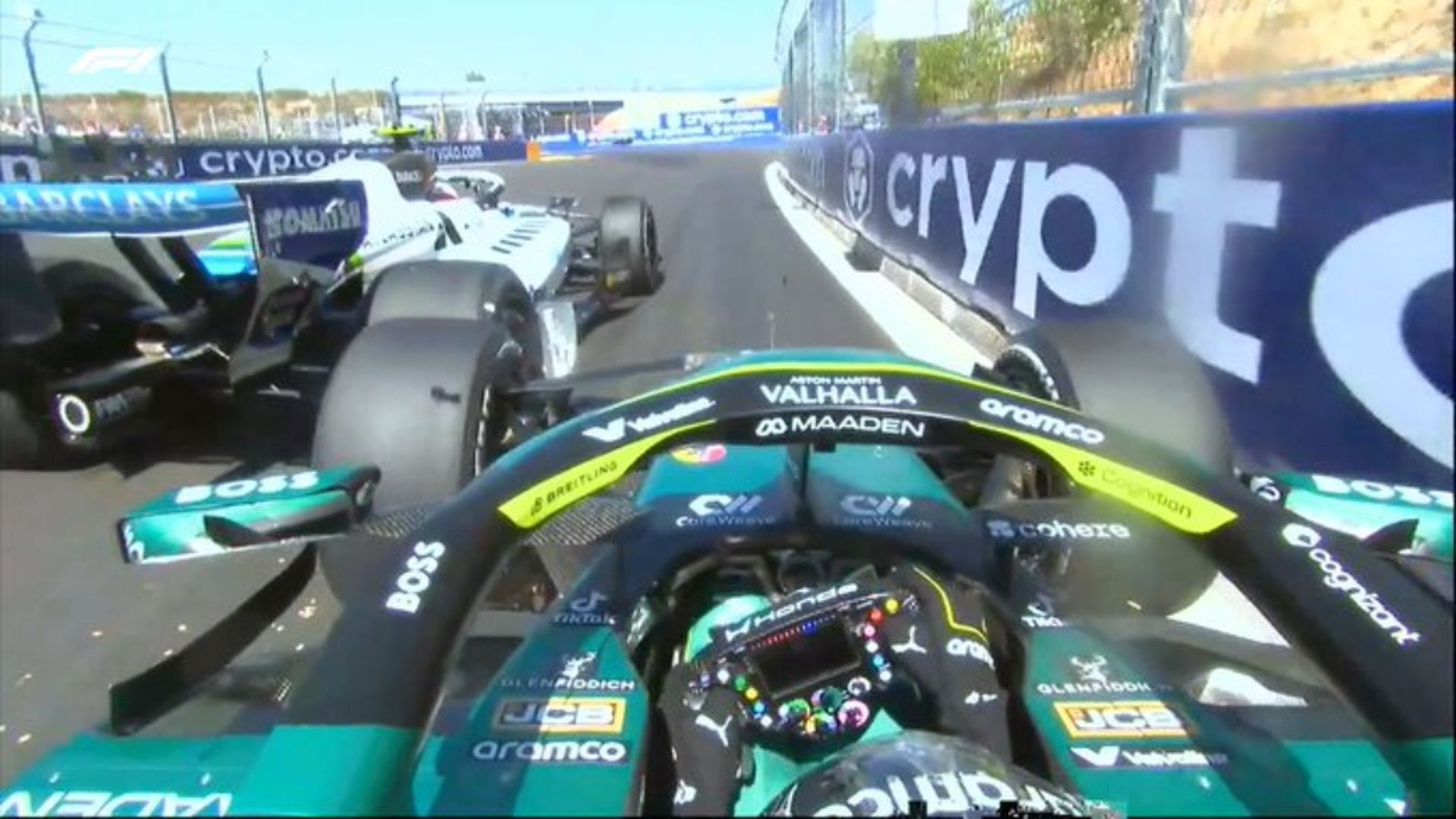 Fernando Alonso y Carlos Sainz, en el Madring Fernando Alonso y Carlos Sainz, en el Madring