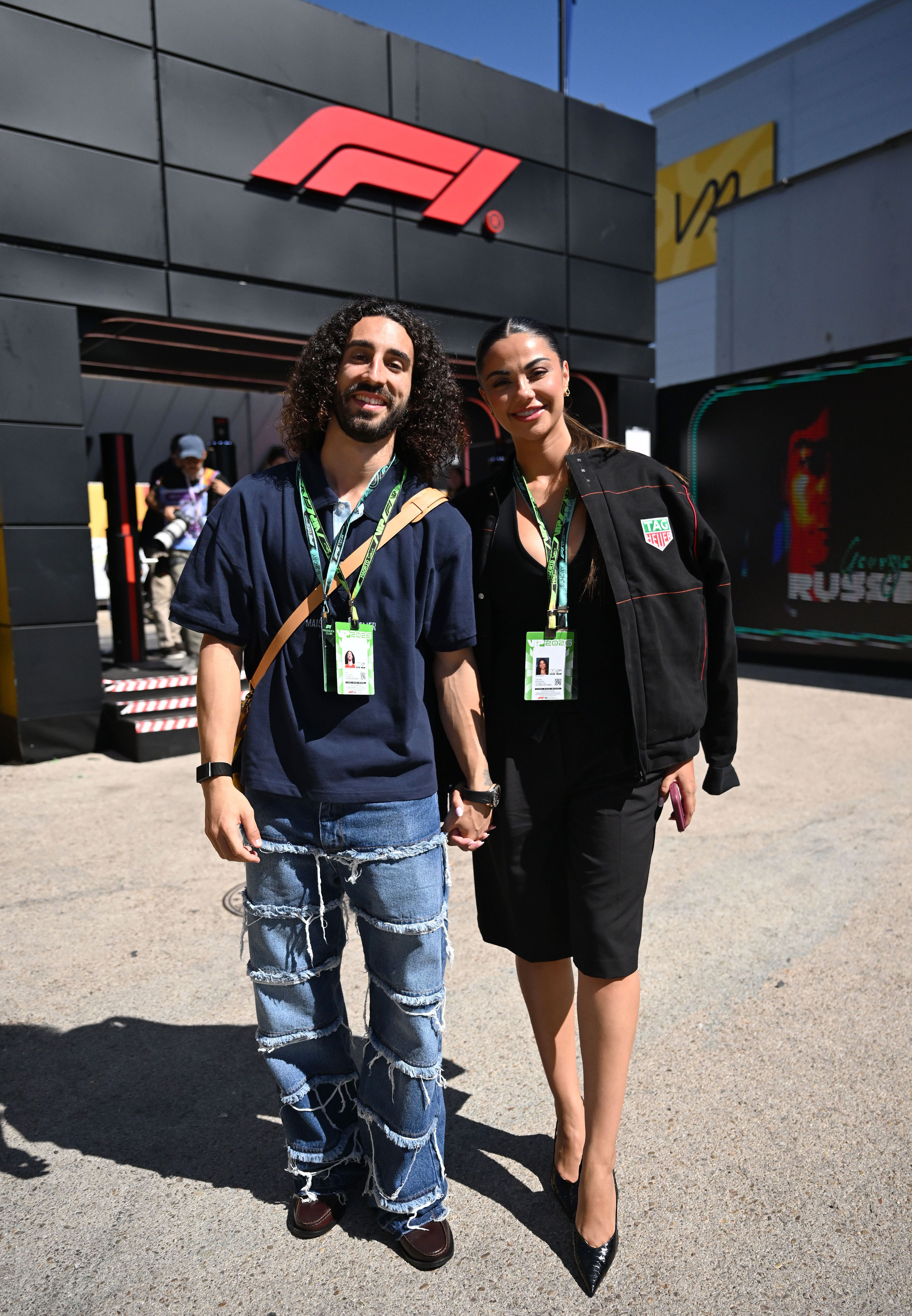 Marc Cucurella y Claudia Rodriguez