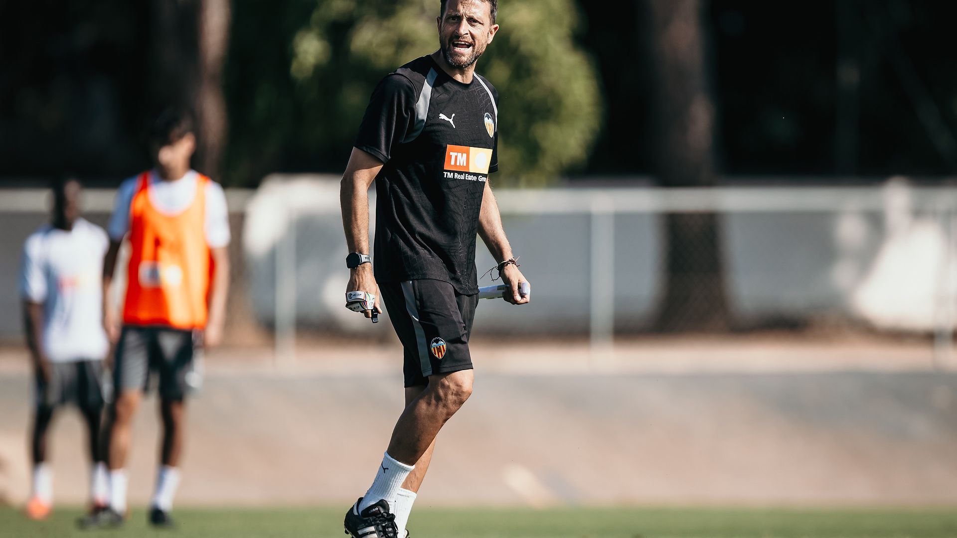 Óscar Sánchez, entrenador del VCF Mestalla y ahora del Valencia CF