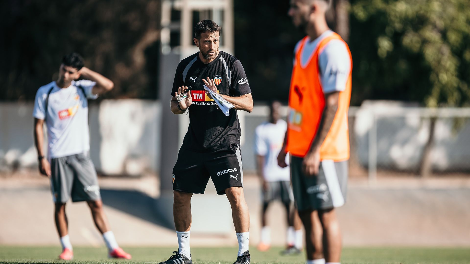 Óscar Sánchez, entrenador del VCF Mestalla y ahora del Valencia CF