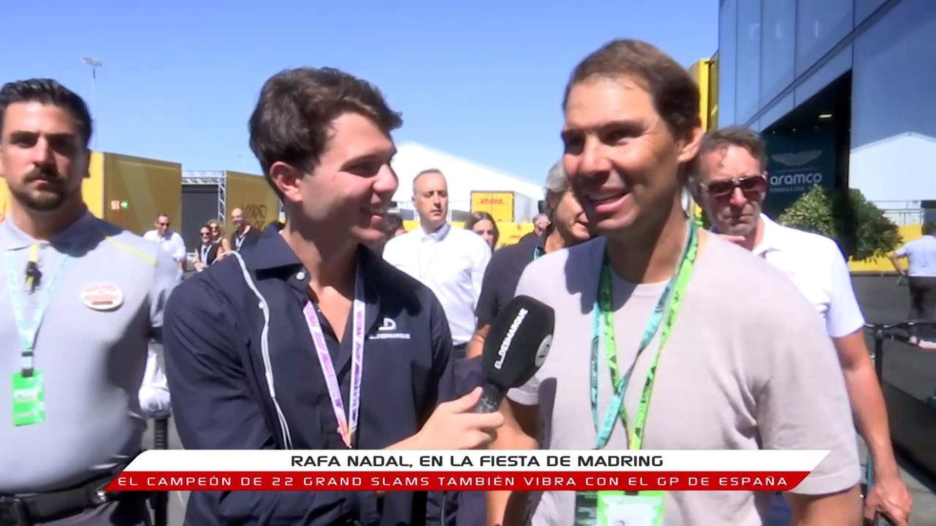 Rafa Nadal en el Madring Rafa Nadal en el Madring