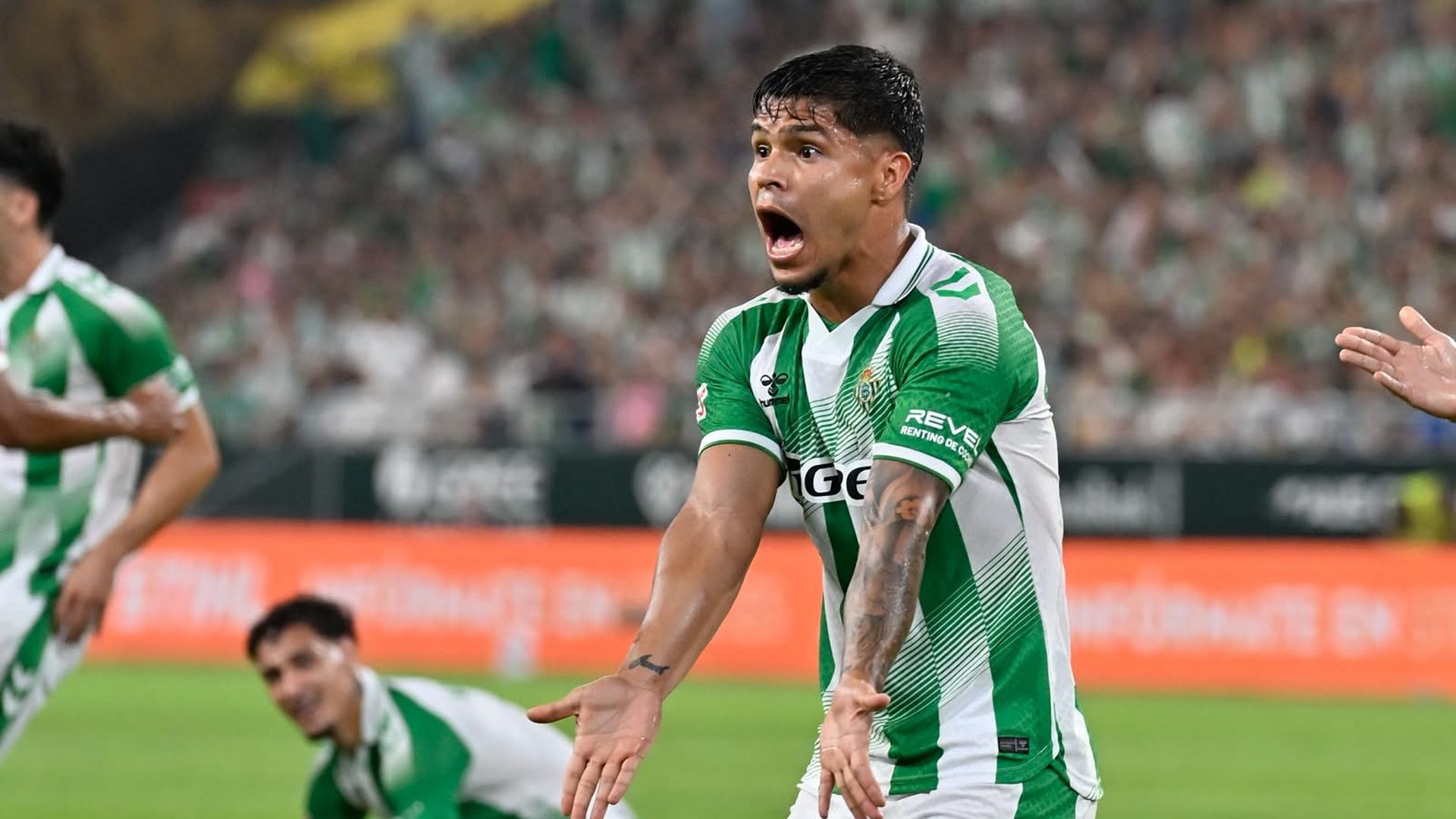 Cucho Hernández, contra el Real Madrid