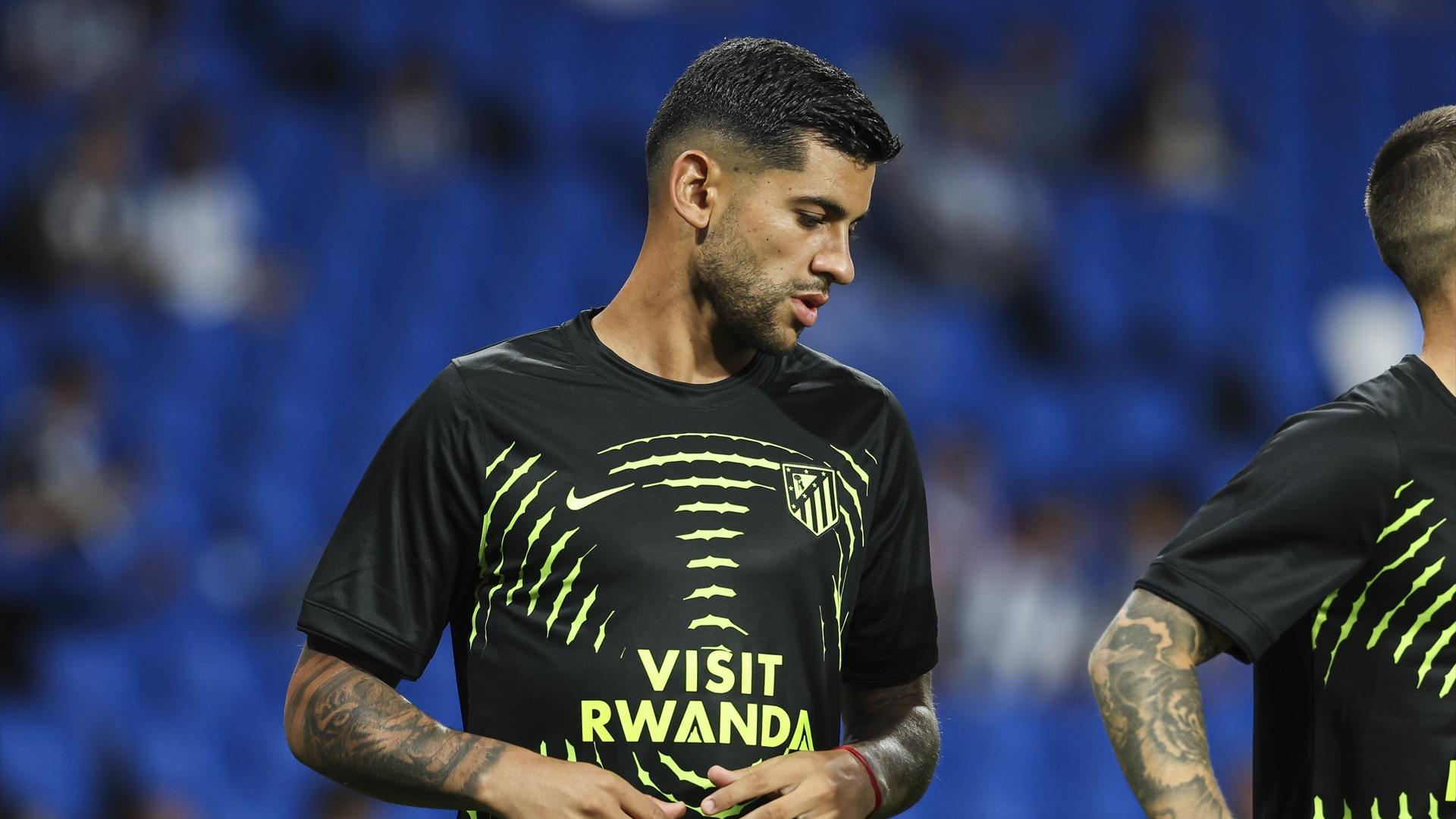Cuti Romero, en la previa del Real Sociedad-Atlético de Madrid