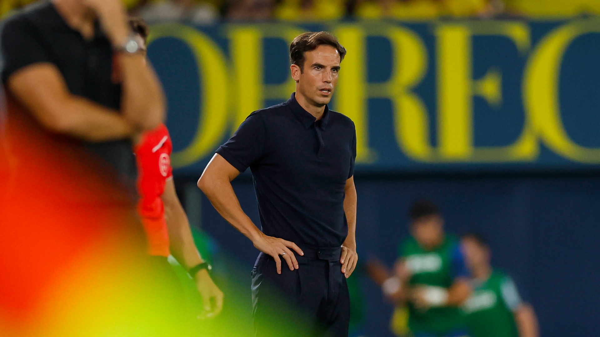 Iñigo Pérez, durante un partido del Villarreal Iñigo Pérez, durante un partido del Villarreal
