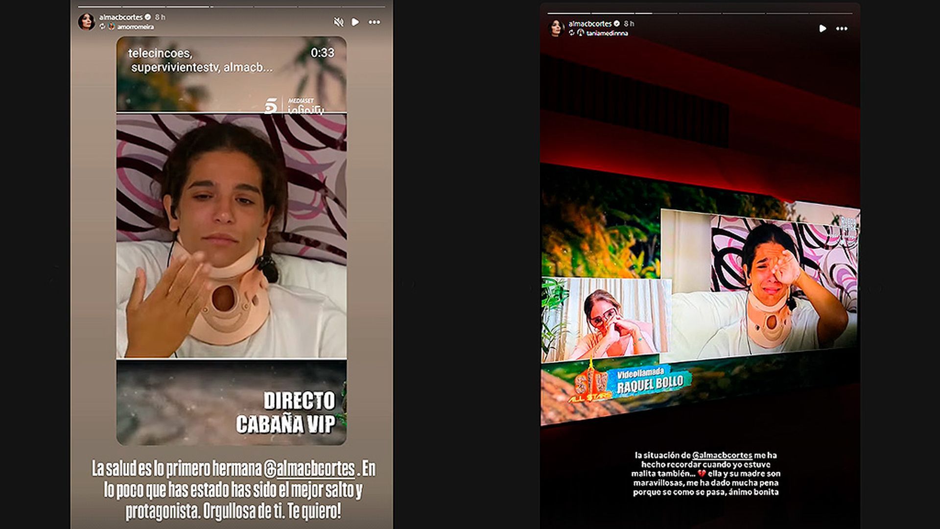 Las publicaciones de apoyo a Alma Bollo