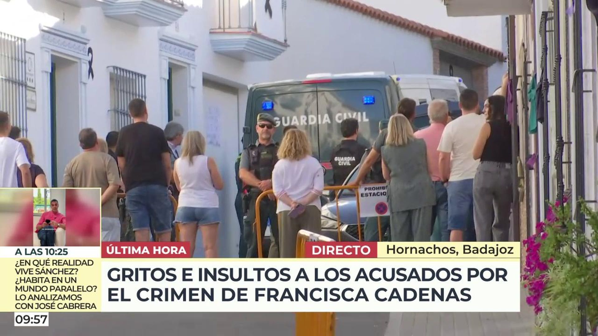 Gritos e insultos a los acusados por el crimen de Francisca Cadenas