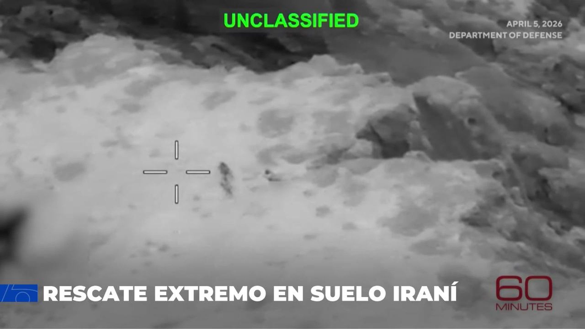 Rescate del piloto americano caído en Irán