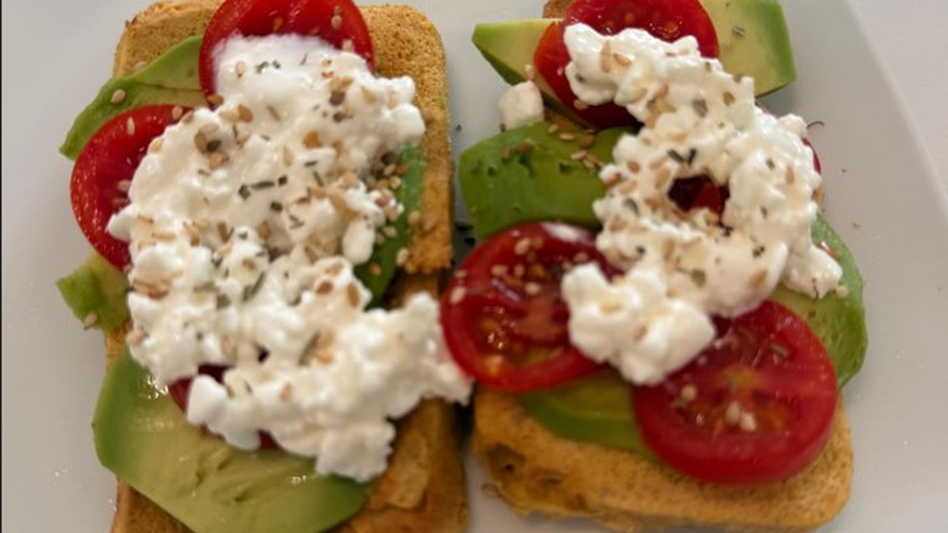 Tostadas con pan casero