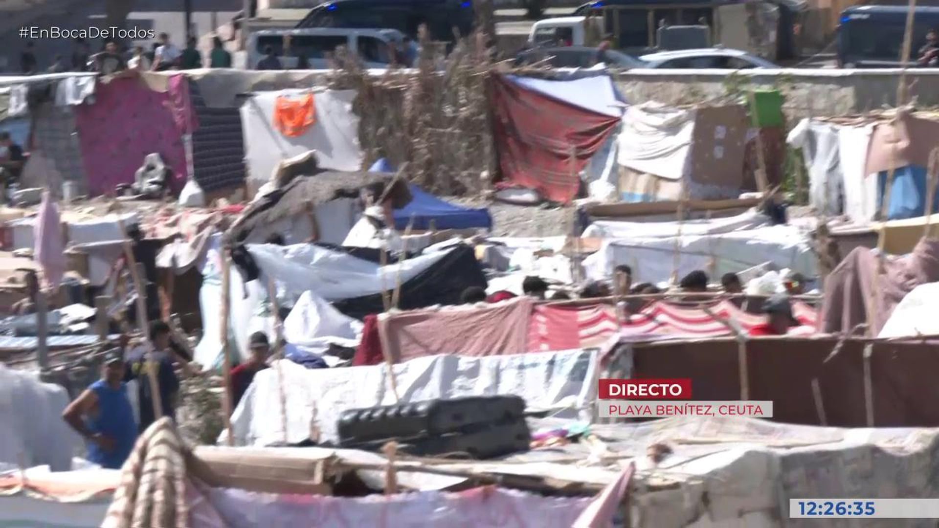 Desalojan las inmediaciones de Playa Benítez cercanas a la desaladora de Ceuta