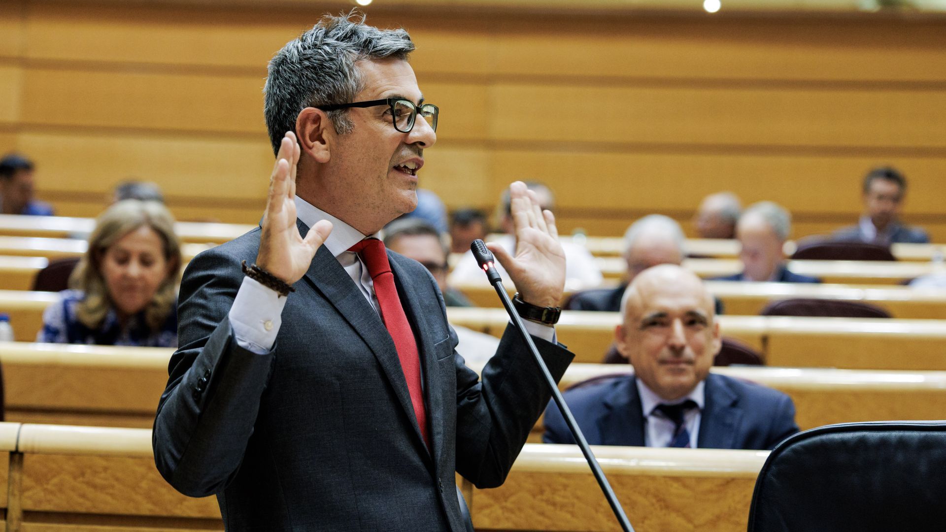 El ministro de la presidencia Félix Bolaños El ministro de la presidencia Félix Bolaños