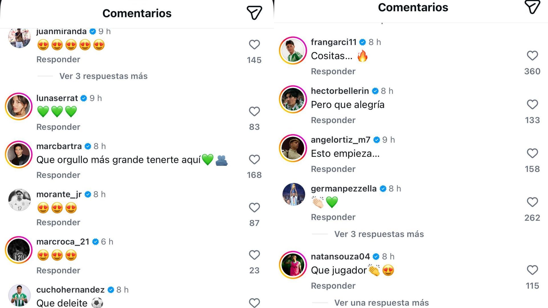 El vestuario del Betis felicita a Dani Ceballos tras volver a jugar con el Betis