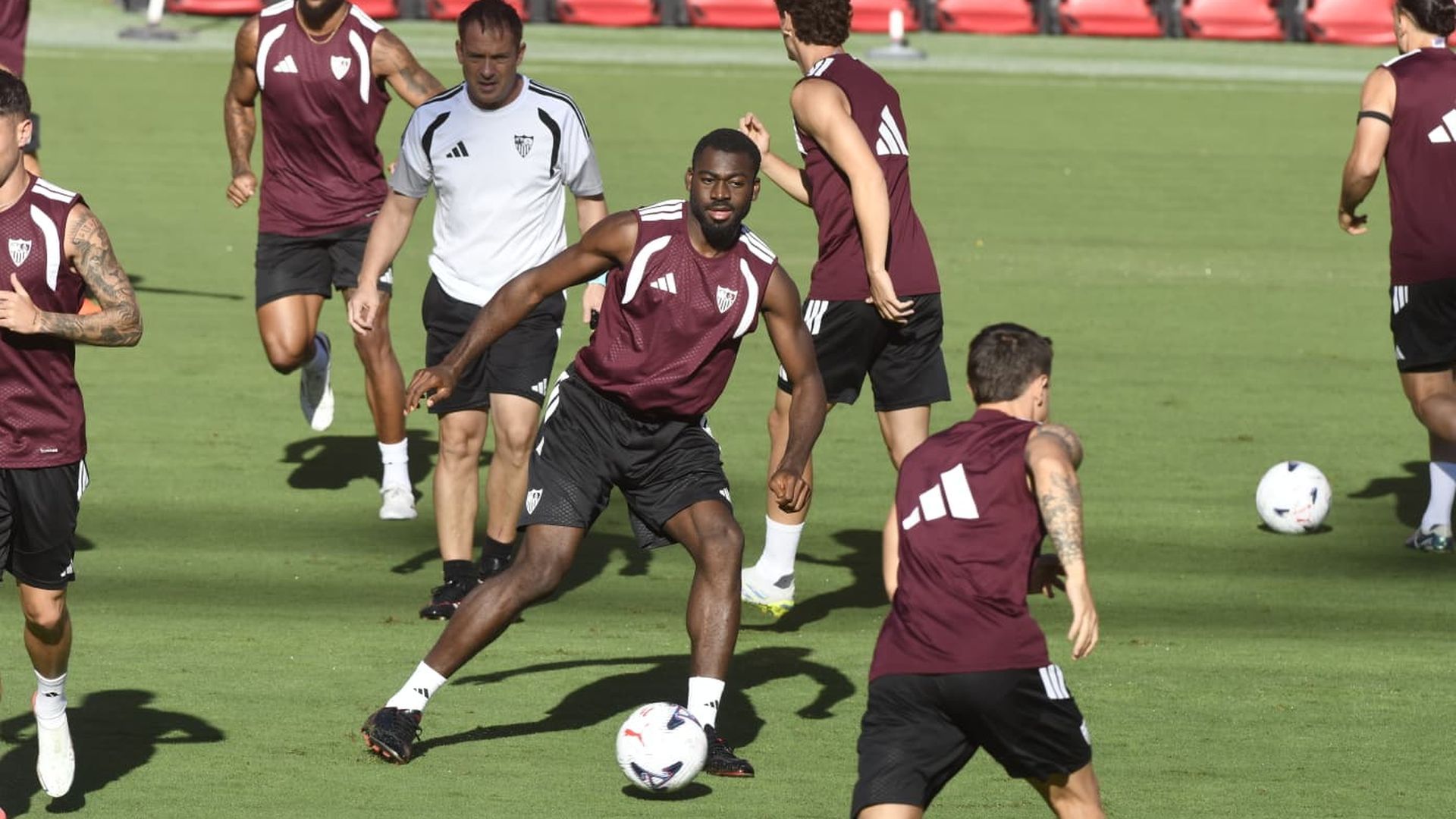 Fofana, en la sesión del pasado jueves
