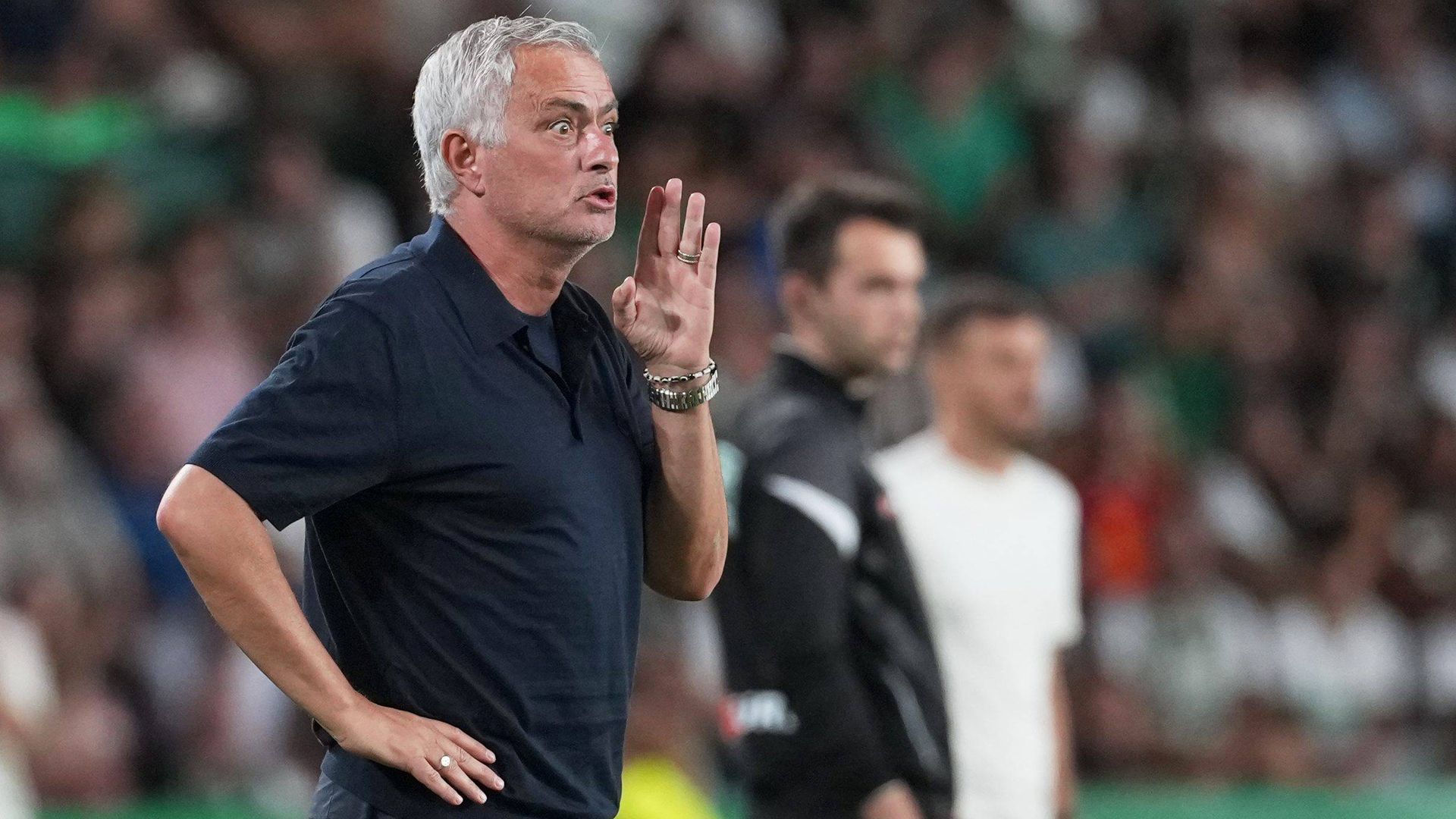 José Mourinho en el Martínez Valero José Mourinho en el Martínez Valero