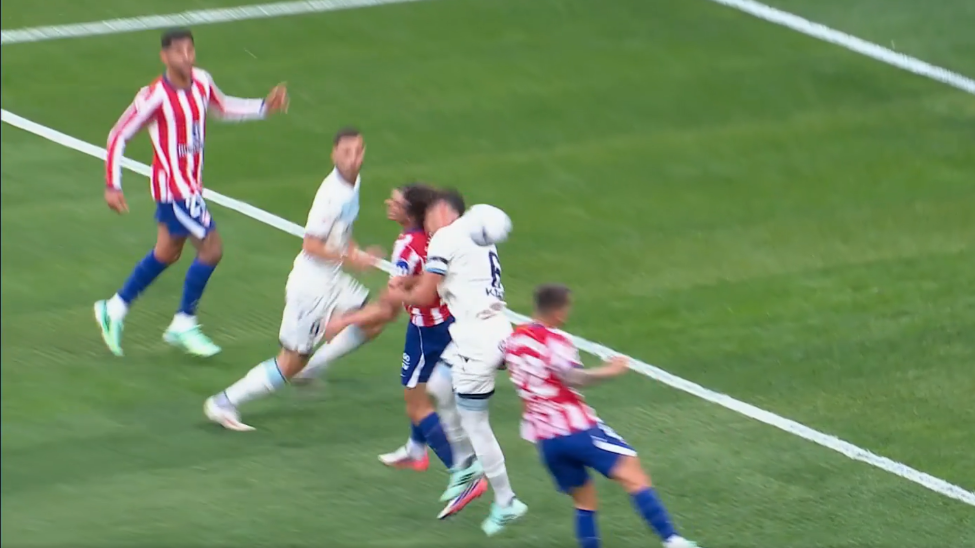 El gol anulado a Osasuna ante el Atlético de Madrid El gol anulado a Osasuna ante el Atlético de Madrid