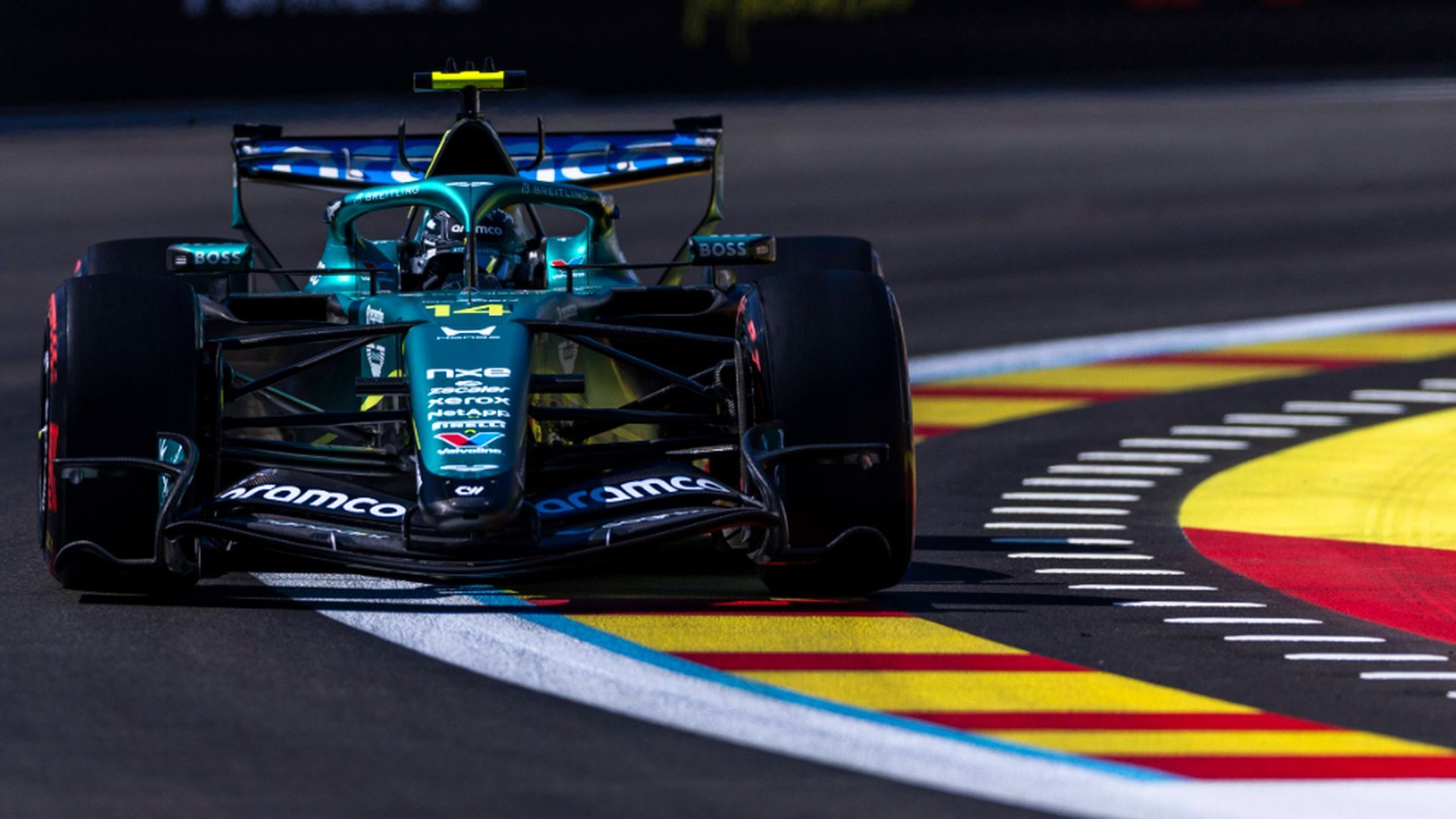 Fernando Alonso, en el Madring