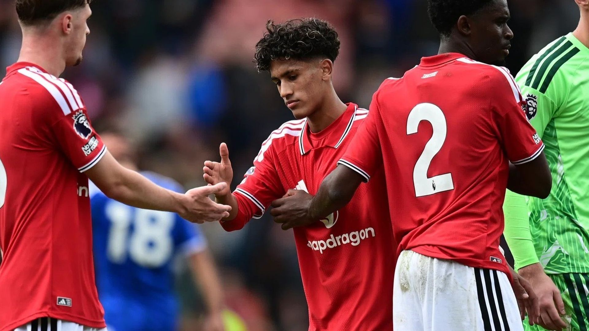 JJ Gabriel, jugador del Manchester United