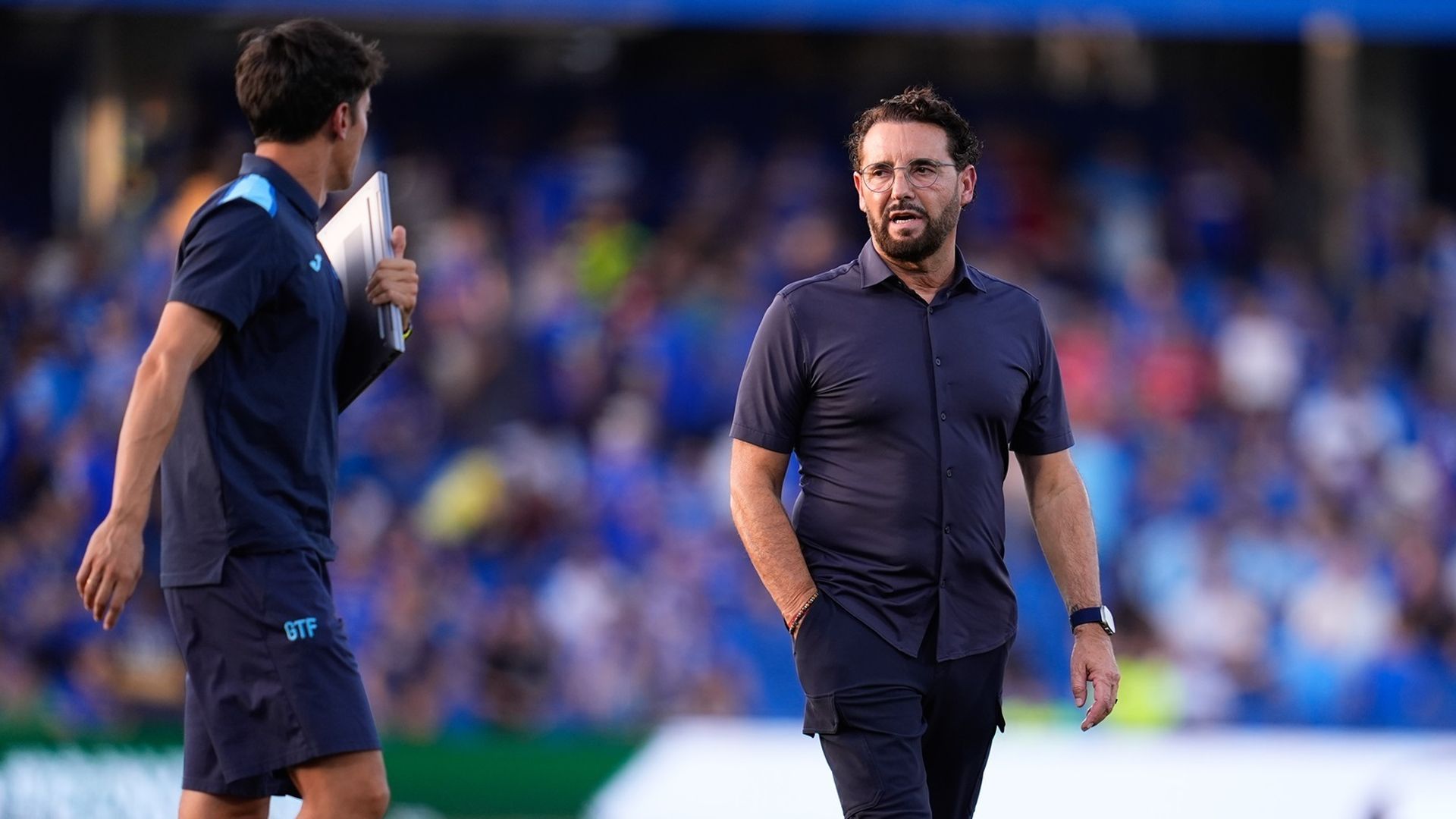 José Bordalás, en el Getafe-Celta