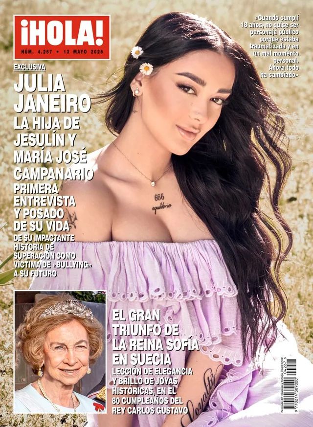 Juls Janeiro en la portada de 'Hola'