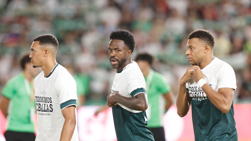 La respuesta del Real Madrid ante el gesto de Mbappé, Vinicius y Konaté con la camiseta de apoyo a Ceuta: es una decisión personal de los jugadores