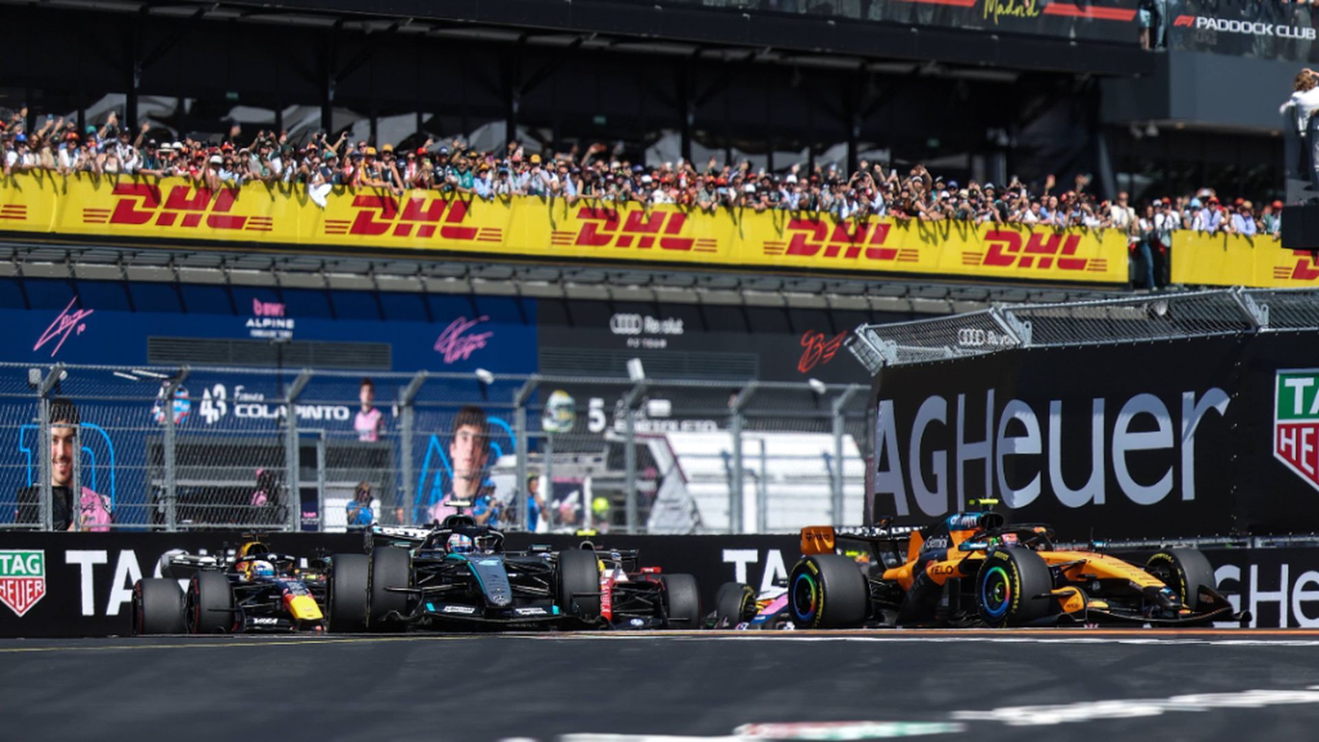 La salida del GP de España en el Madring La salida del GP de España en el Madring