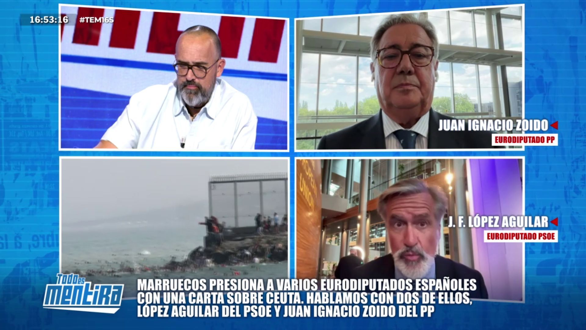 López Aguilar (PSOE) reconoce la “complicidad activa o pasiva” de las autoridades marroquíes en el asalto a Ceuta: “No habría podido suceder”
