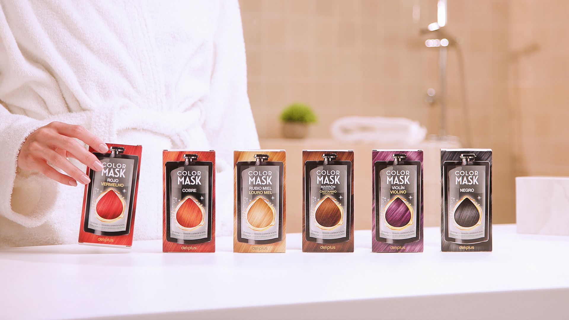 Los diferentes tonos de Color Mask