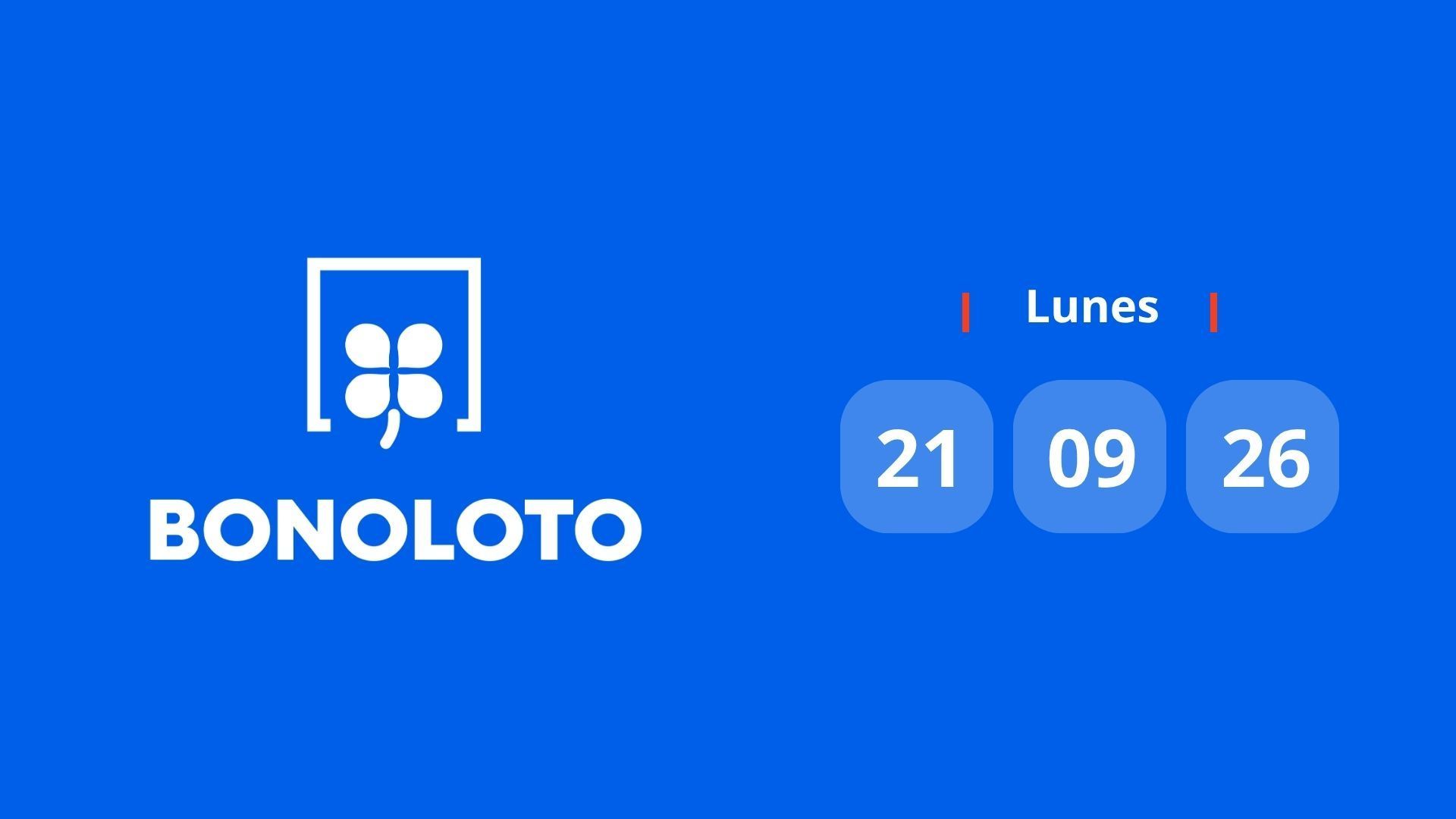 Bonoloto lunes 21 de septiembre de 2026 Bonoloto lunes 21 de septiembre de 2026