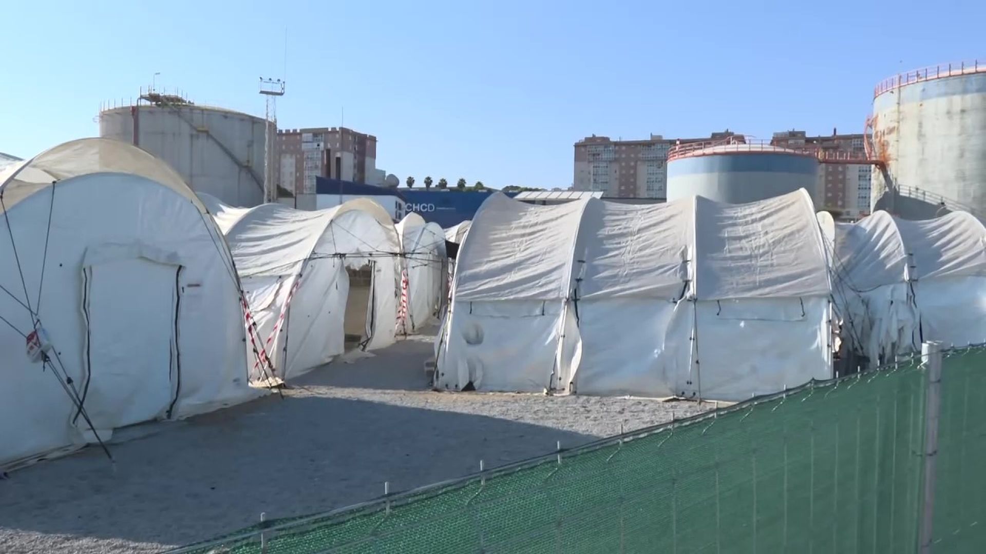 Campamento en Ceuta