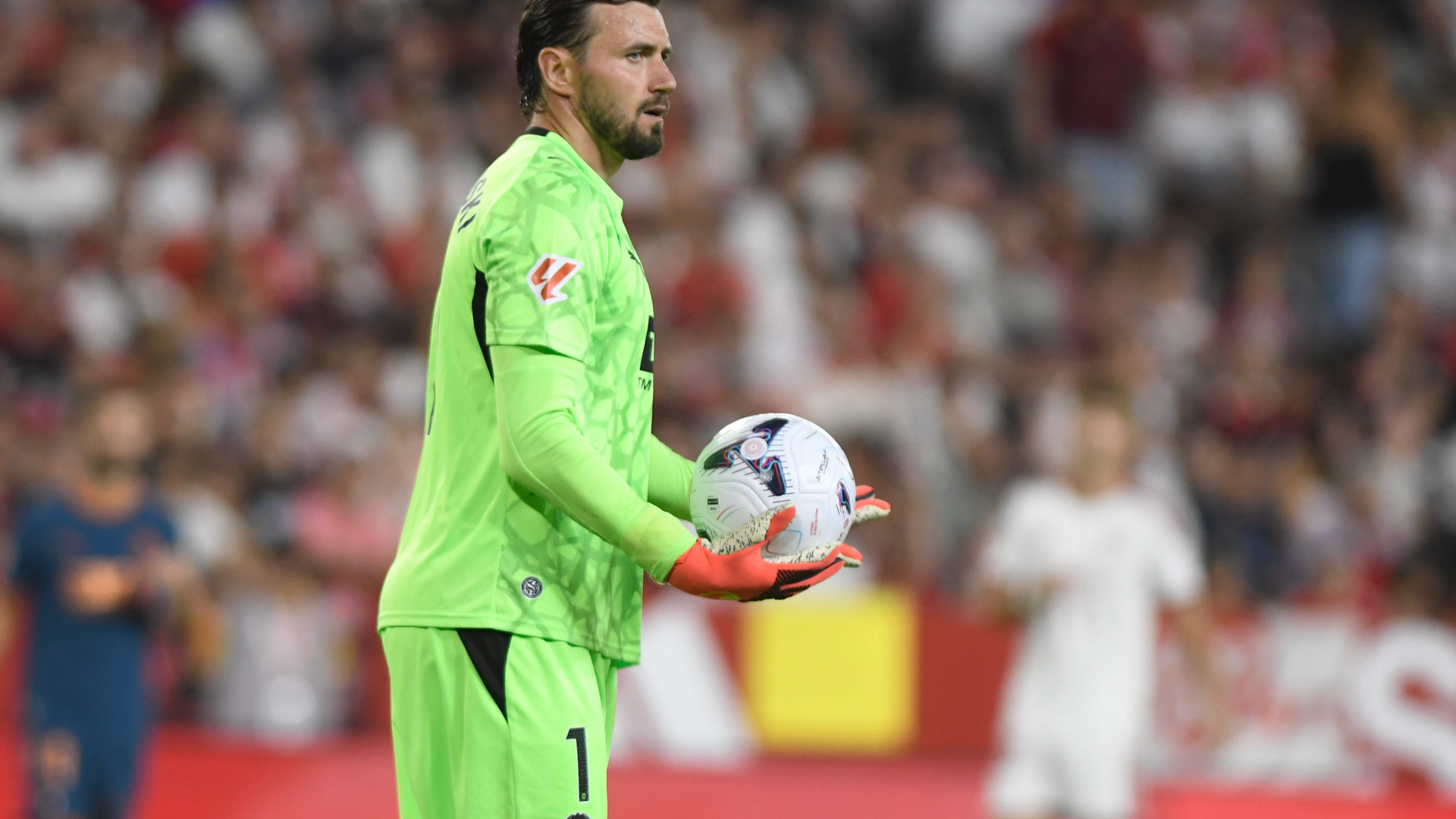 Dimitrievski en el Sánchez Pizjuán