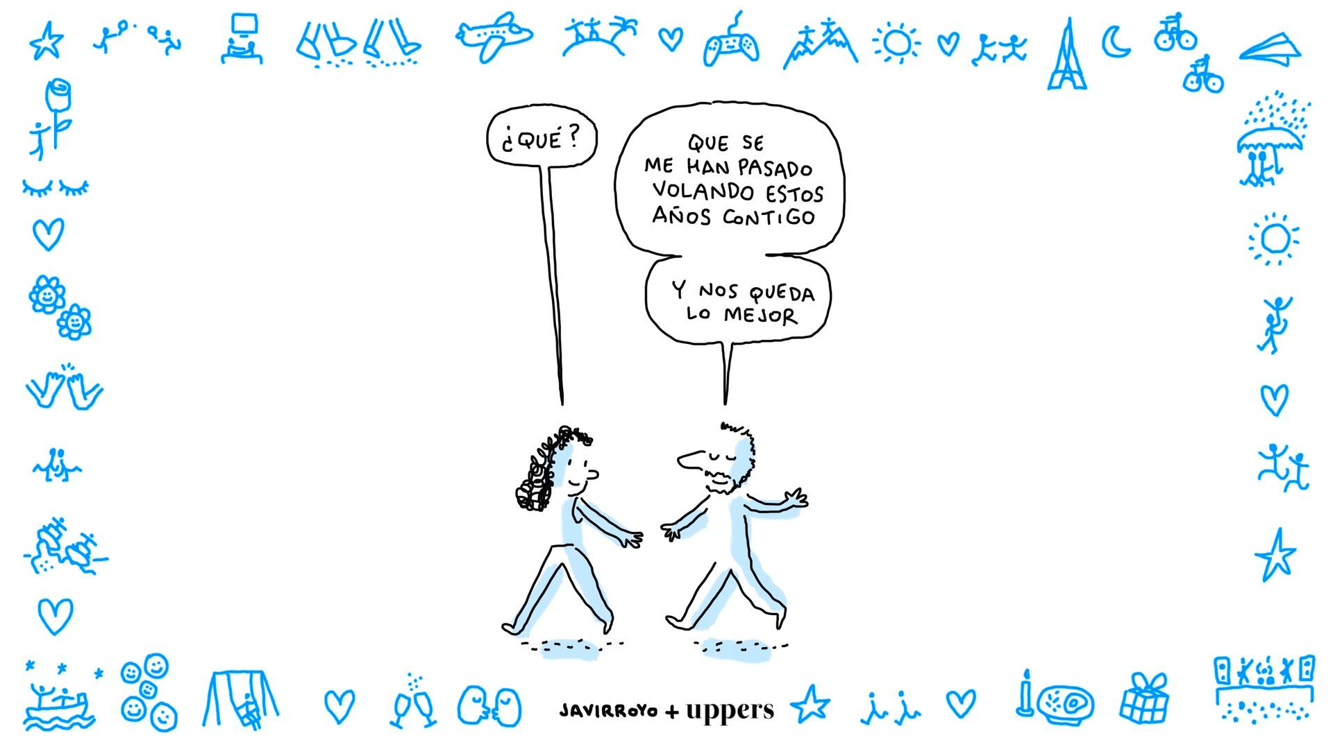 La viñeta de Javirroyo: "Años Volando" La viñeta de Javirroyo: "Años Volando"