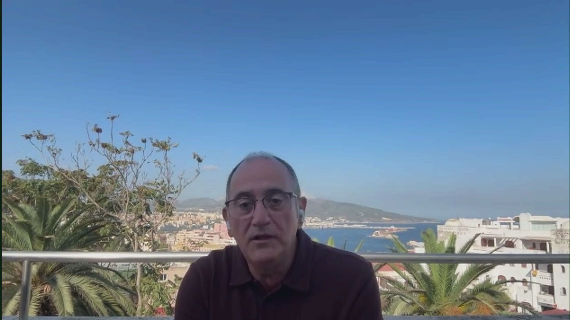 Miguel Ángel Montano, presidente de la peña madridista de Ceuta