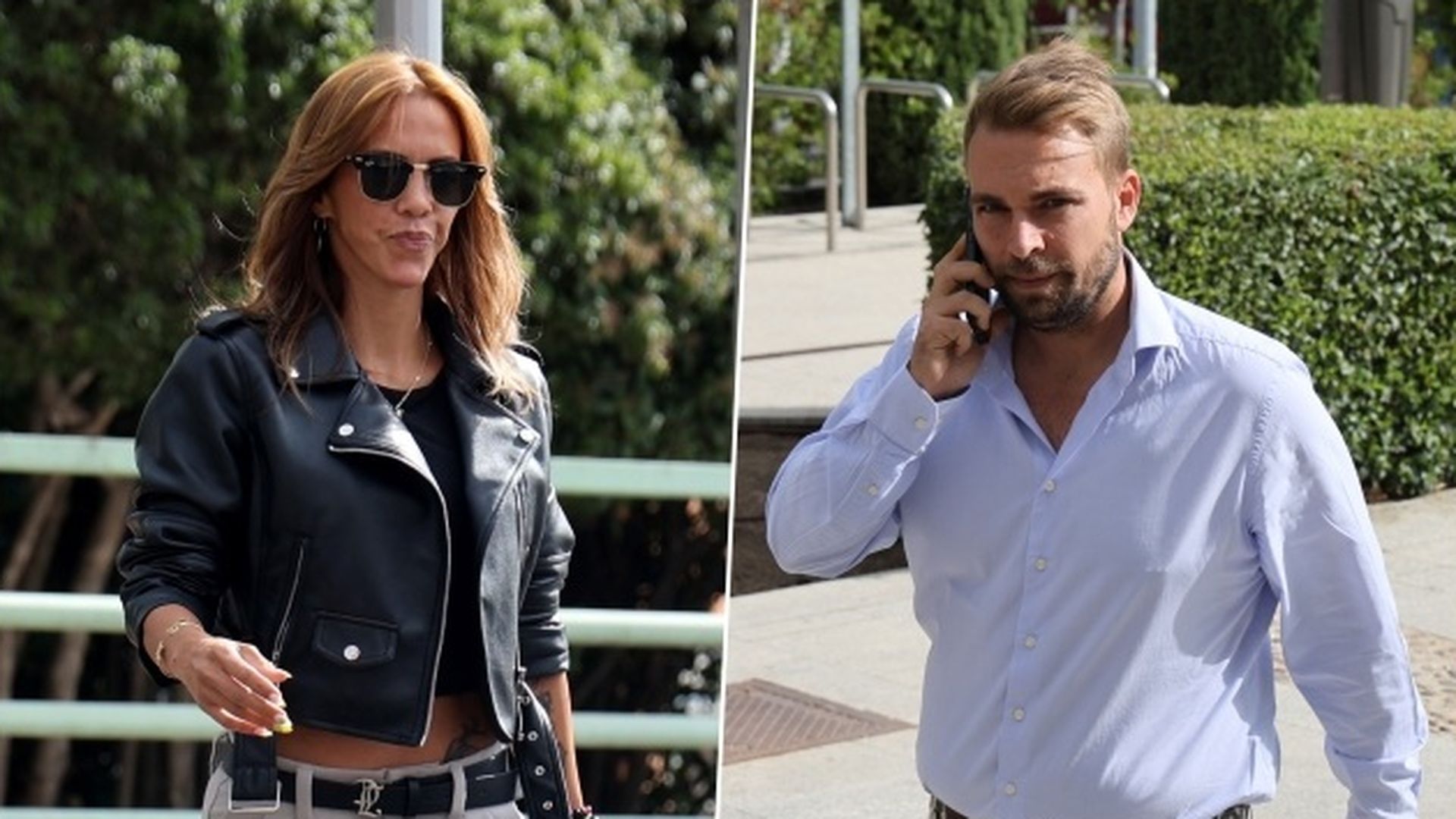 Paola Olmedo y José María Almoguera a su llegada al juzgado