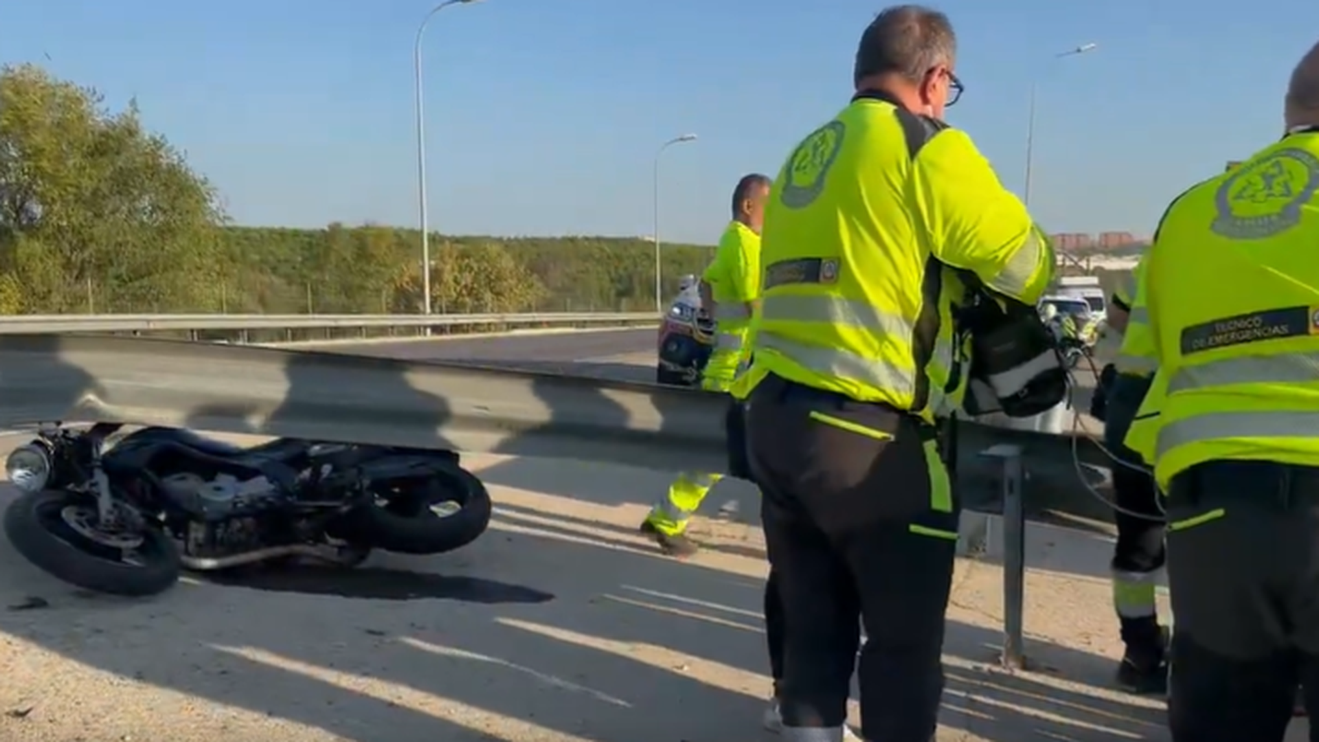 Accidente de moto en Madrid Accidente de moto en Madrid