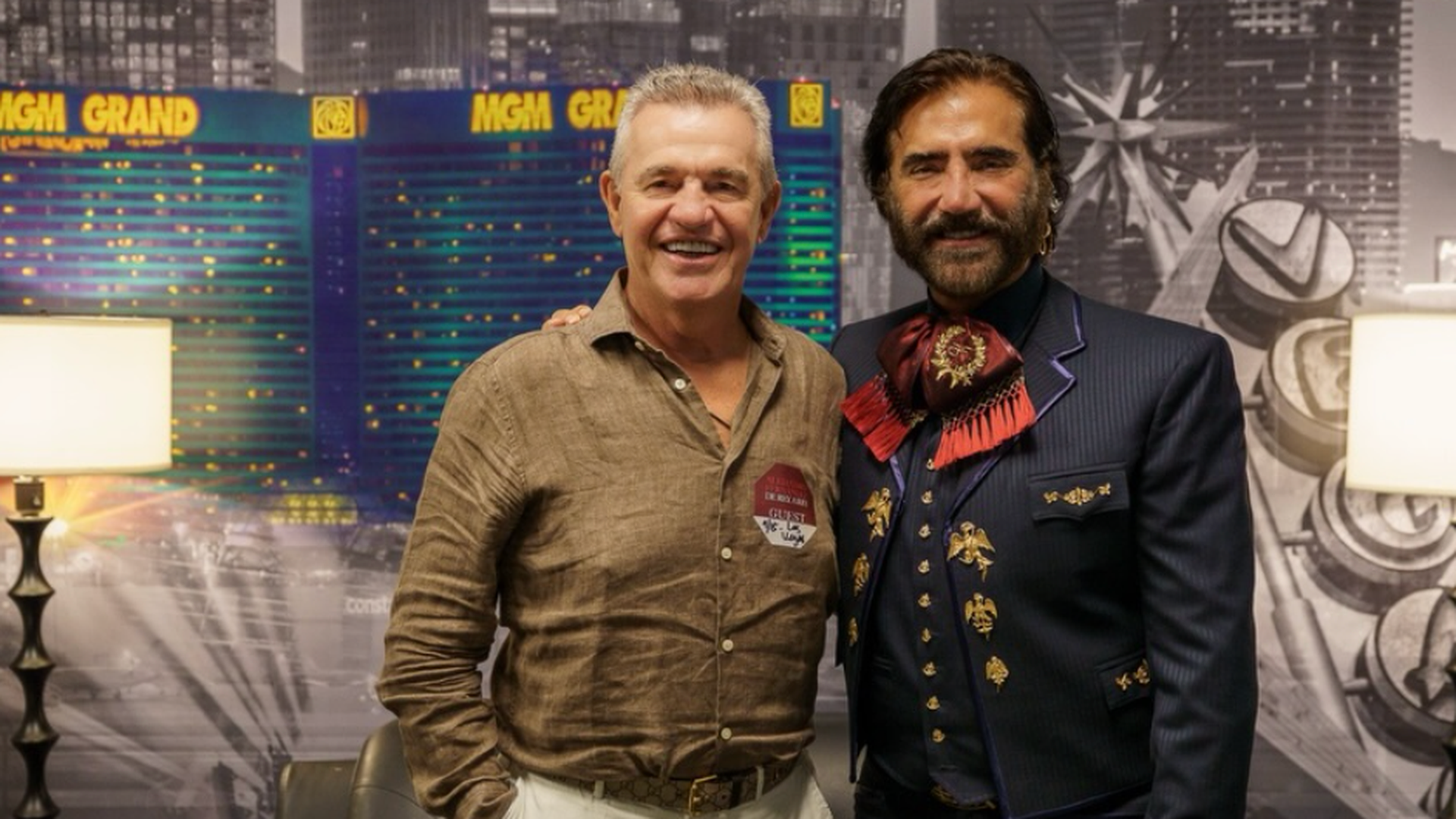 Aguirre en Las Vegas junto a Alejandro Fernández Aguirre en Las Vegas junto a Alejandro Fernández