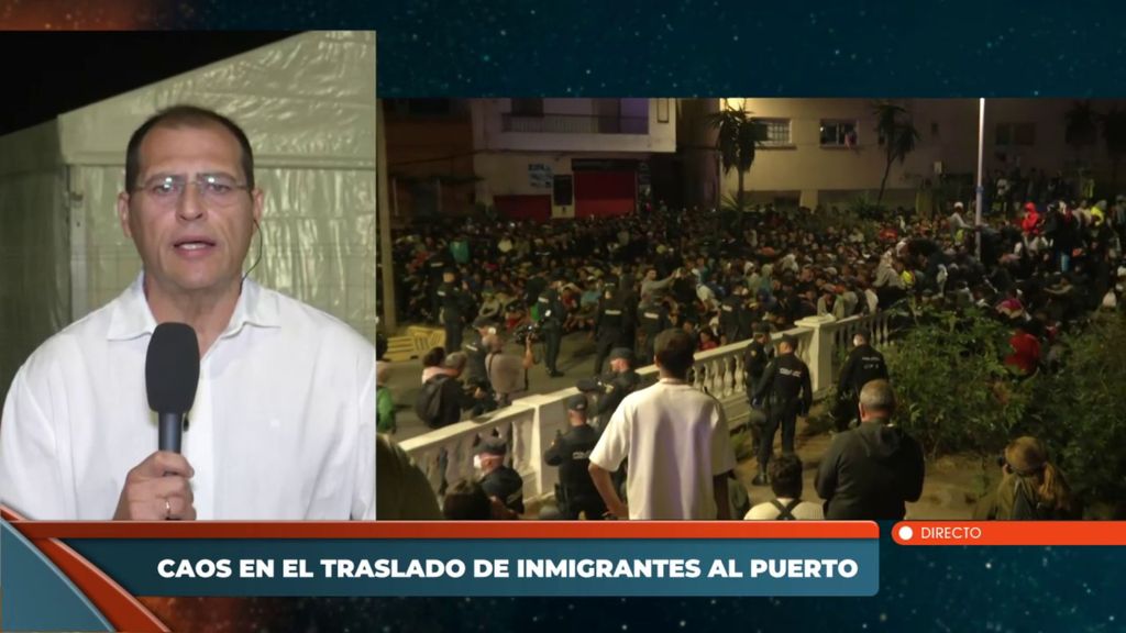 Así se vivió en Ceuta el "tenso y caótico" traslado de migrantes al puerto: "Llegaron muchísimos más de los que iban a caber"