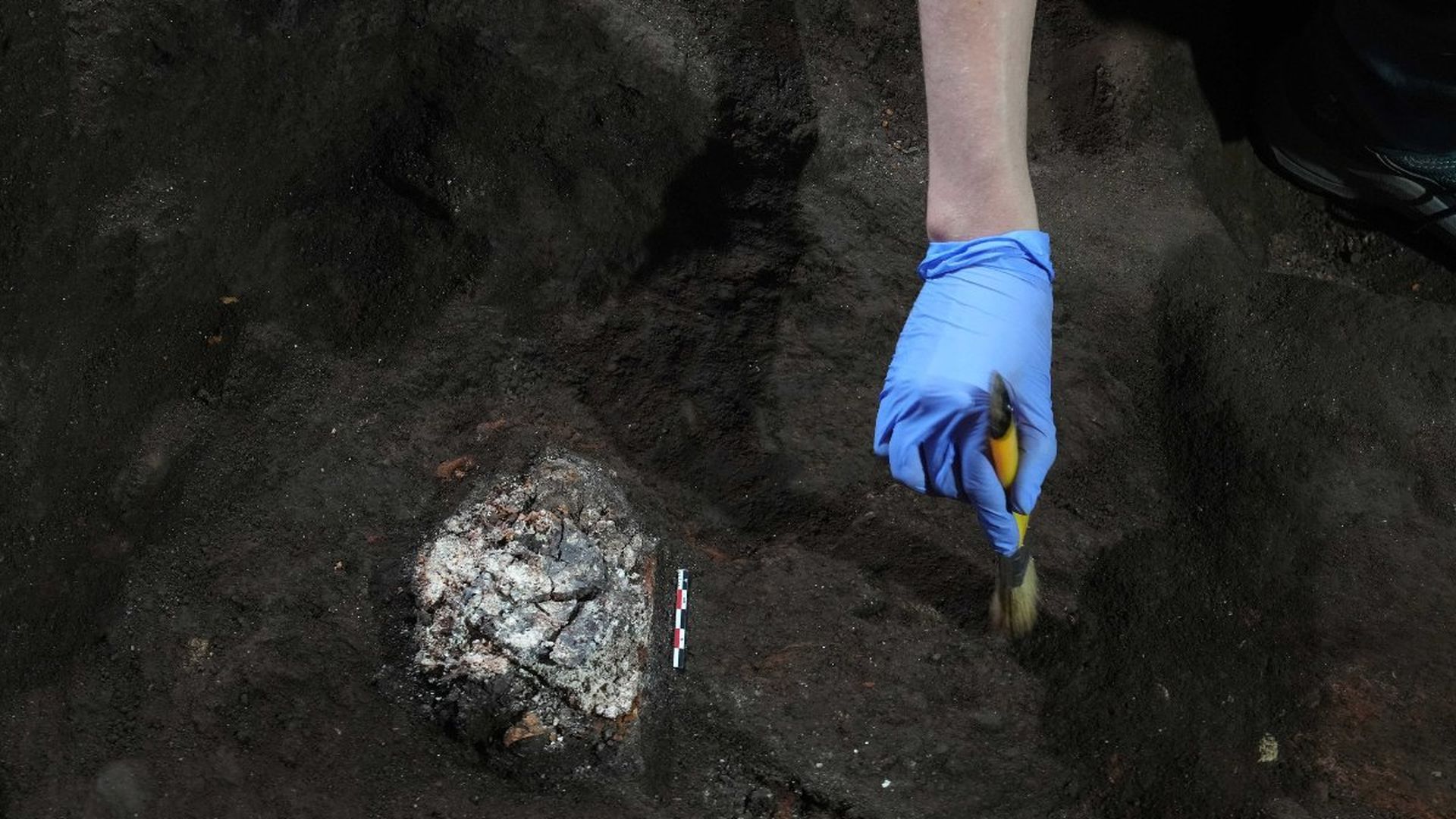 Encuentran un segundo cerebro saponificado en las excavaciones en el convento de Santa Clara, en Pontevedra Encuentran un segundo cerebro saponificado en las excavaciones en el convento de Santa Clara, en Pontevedra