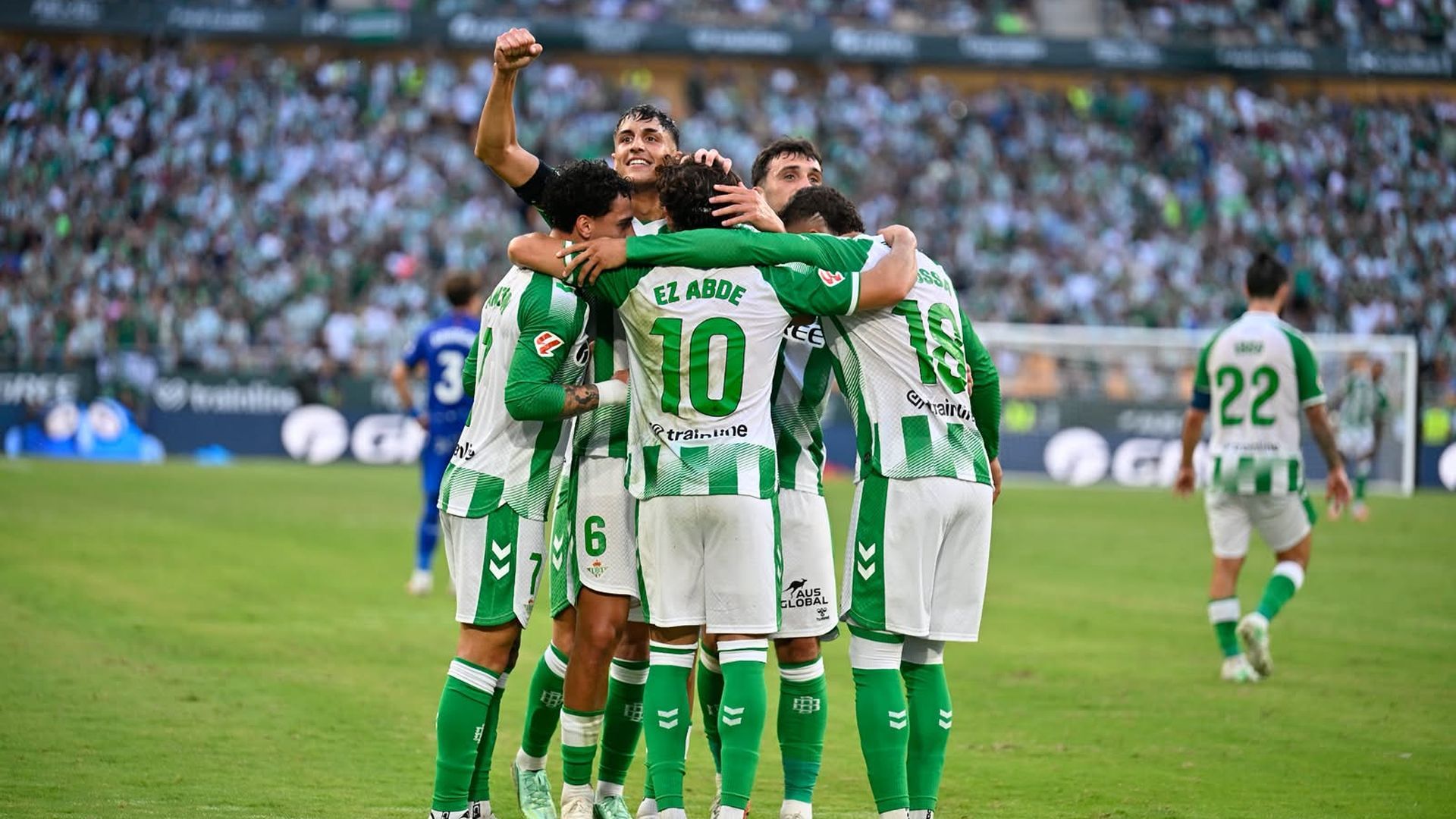 Ez Abde celebra su gol al Getafe Ez Abde celebra su gol al Getafe