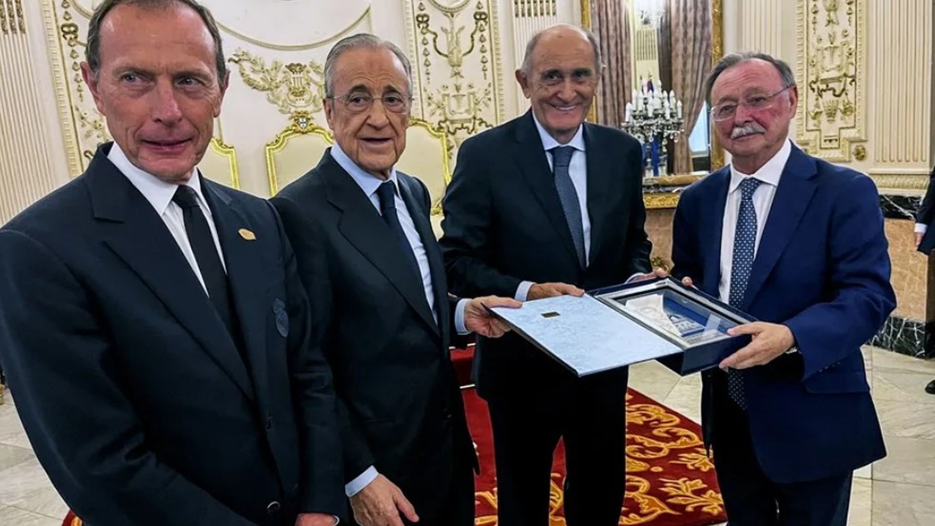 Florentino Pérez y el presidente ceutí, Juan Vivas Florentino Pérez y el presidente ceutí, Juan Vivas