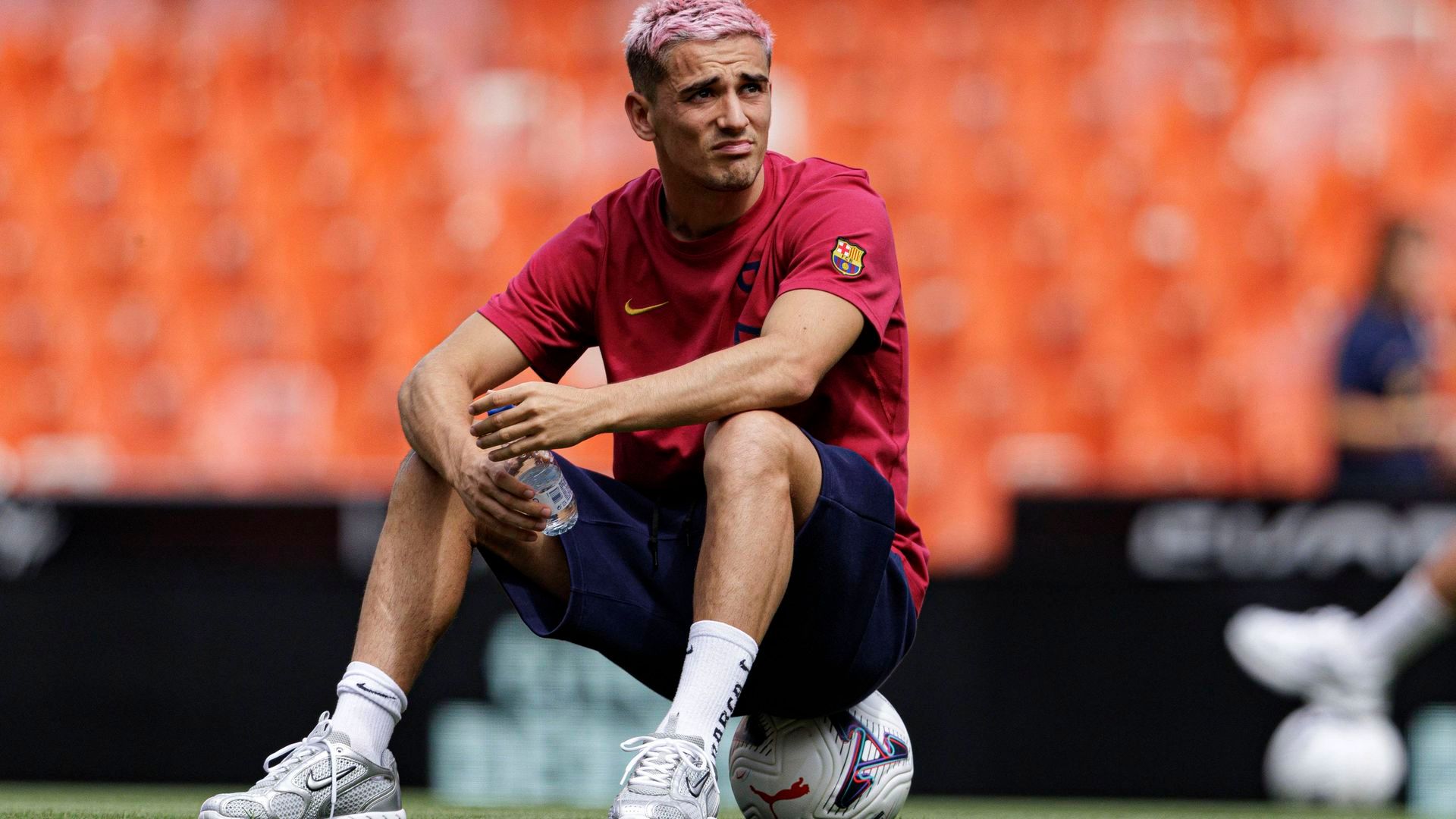Gavi, con el FC Barcelona