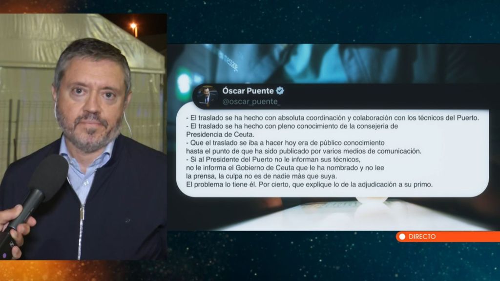 La tajante respuesta del presidente del puerto de Ceuta a Óscar Puente tras referirse a él en 'X': "Va más rápido en Twitter que en gestionar"