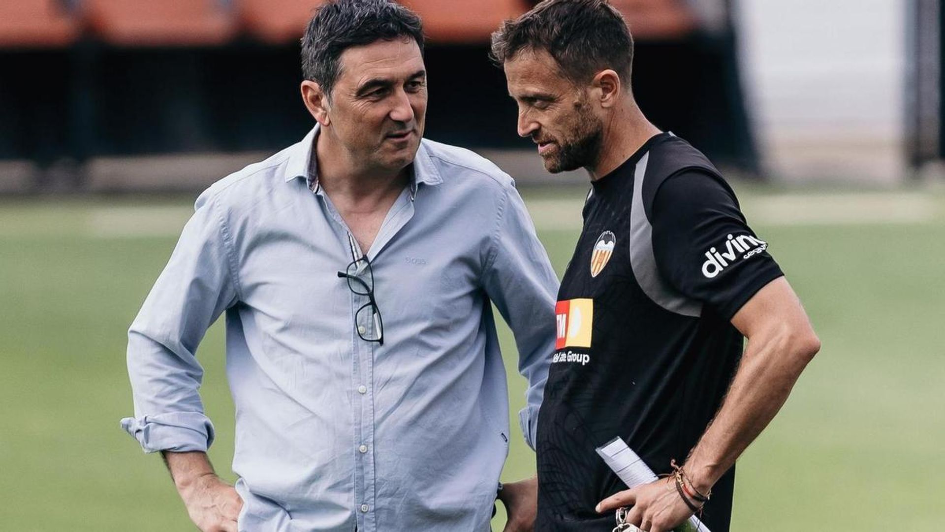 Braulio con Óscar Sánchez
