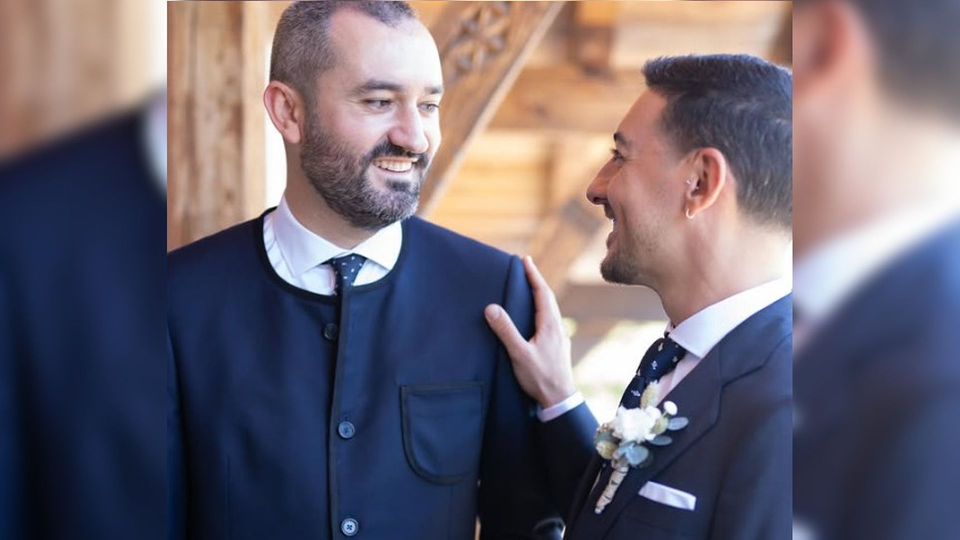 El reivindicativo mensaje de Mikel Hidalgo, candidato del PNV a la Alcaldía de Bilbao, tras casarse con su pareja: "Por no retroceder"